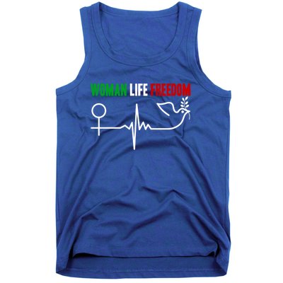 Support Life Freedom Zan Zendegi Azadi Of Iran Cool Gift Tank Top