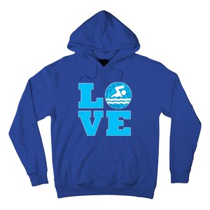 Swim Love Funny Gift For Swimmers And Swimming Coaches Cute Gift Hoodie