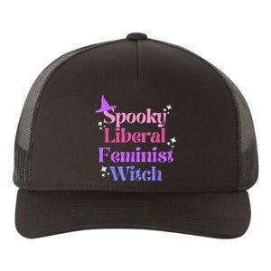 Spooky Liberal Feminist Witch Halloween Yupoong Adult 5-Panel Trucker Hat