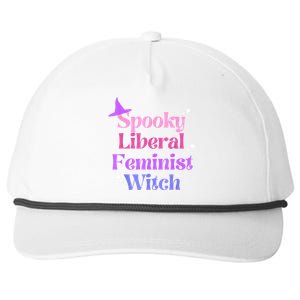 Spooky Liberal Feminist Witch Halloween Snapback Five-Panel Rope Hat