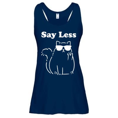 Say Less Funny Cat Ladies Essential Flowy Tank