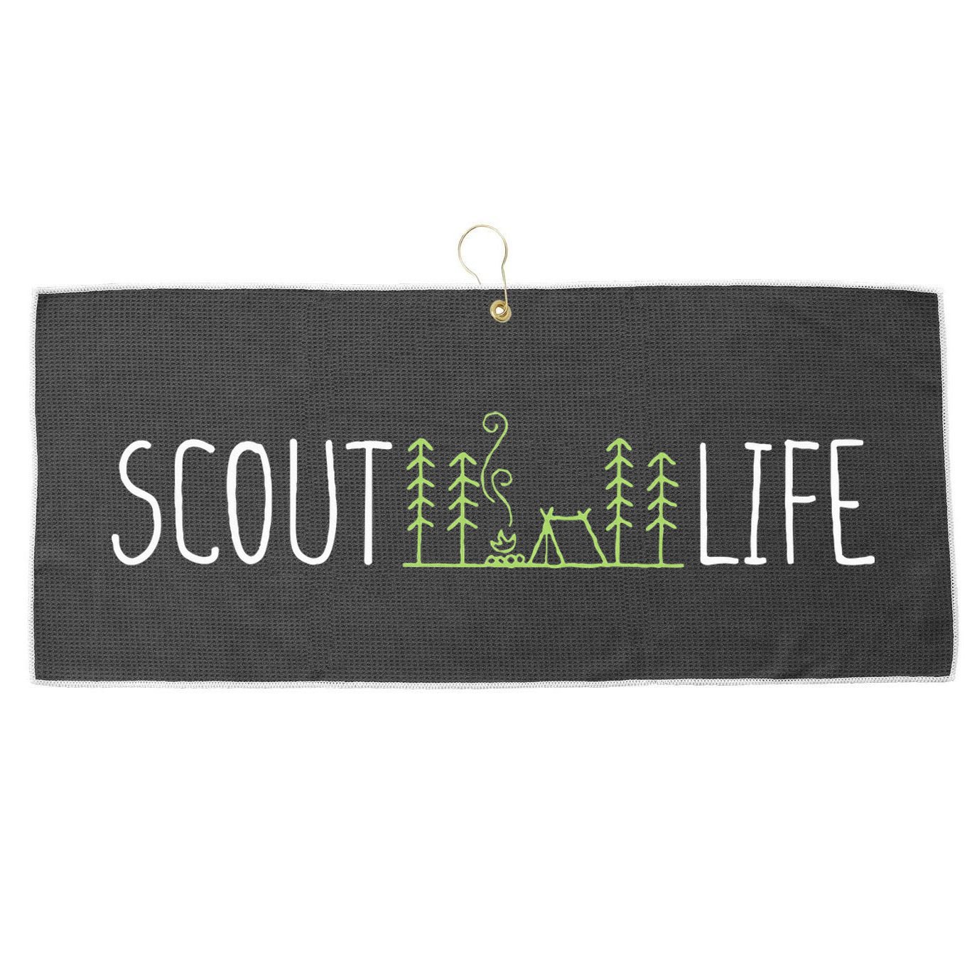 Scout Life For Scouts Large Microfiber Waffle Golf Towel