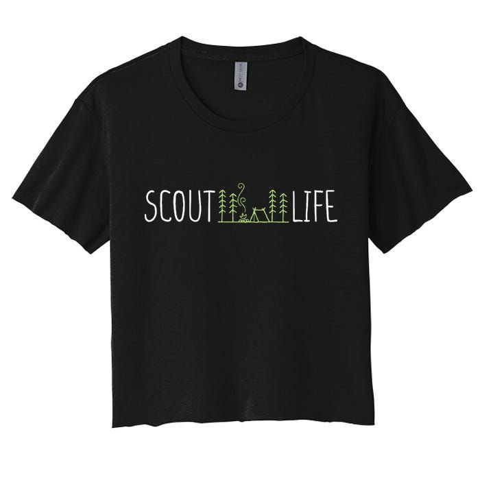 Scout Life For Scouts Women's Crop Top Tee