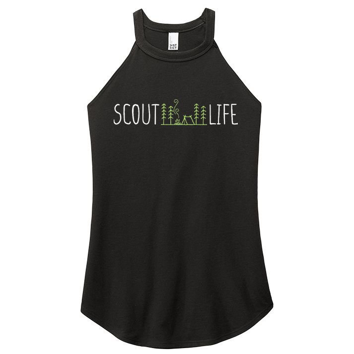 Scout Life For Scouts Women's Perfect Tri Rocker Tank