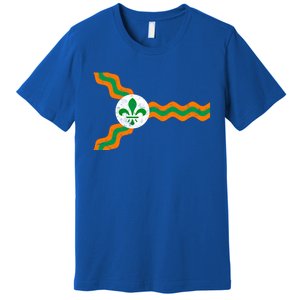 St Louis Flag Irish Colors Dogtown St Patrick's Day Gift Premium T-Shirt