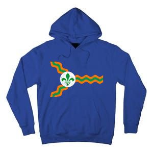 St Louis Flag Irish Colors Dogtown St Patrick's Day Gift Tall Hoodie