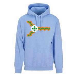 St Louis Flag Irish Colors Dogtown St Patrick's Day Gift Unisex Surf Hoodie