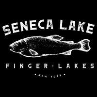 Seneca Lake Gift For Trout Fishing And Finger Lakes Camping 7-Panel Snapback Hat