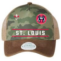 St Louis Gateway Arch Skyline 314 Fleur De Lis Badge Banner Legacy Tie Dye Trucker Hat