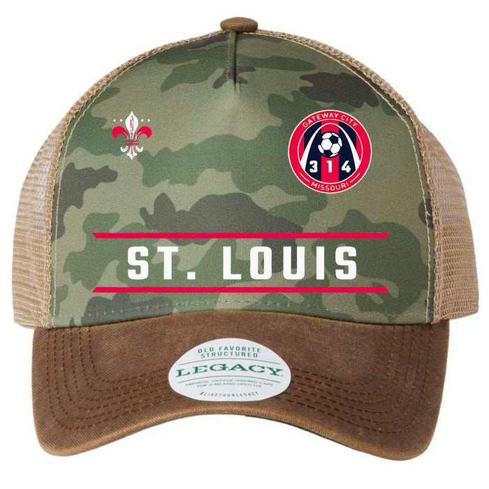 St Louis Gateway Arch Skyline 314 Fleur De Lis Badge Banner Legacy Tie Dye Trucker Hat