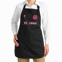 St Louis Gateway Arch Skyline 314 Fleur De Lis Badge Banner Apron