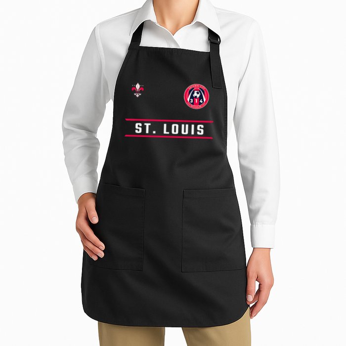 St Louis Gateway Arch Skyline 314 Fleur De Lis Badge Banner Apron