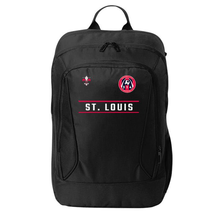 St Louis Gateway Arch Skyline 314 Fleur De Lis Badge Banner City Backpack