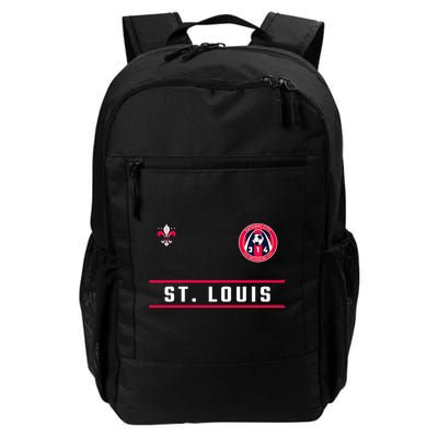 St Louis Gateway Arch Skyline 314 Fleur De Lis Badge Banner Backpack