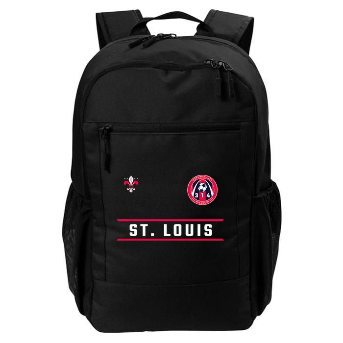 St Louis Gateway Arch Skyline 314 Fleur De Lis Badge Banner Backpack
