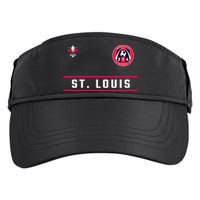 St Louis Gateway Arch Skyline 314 Fleur De Lis Badge Banner Adult Drive Performance Visor