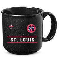 St Louis Gateway Arch Skyline 314 Fleur De Lis Badge Banner 15oz Campfire Ceramic Mug