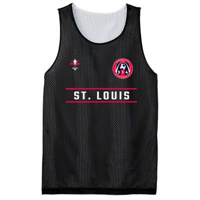 St Louis Gateway Arch Skyline 314 Fleur De Lis Badge Banner Mesh Reversible Basketball Jersey Tank