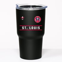 St Louis Gateway Arch Skyline 314 Fleur De Lis Badge Banner Tumbler