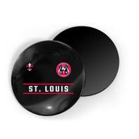 St Louis Gateway Arch Skyline 314 Fleur De Lis Badge Banner Magnet
