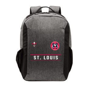 St Louis Gateway Arch Skyline 314 Fleur De Lis Badge Banner Vector Backpack