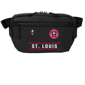 St Louis Gateway Arch Skyline 314 Fleur De Lis Badge Banner Crossbody Pack