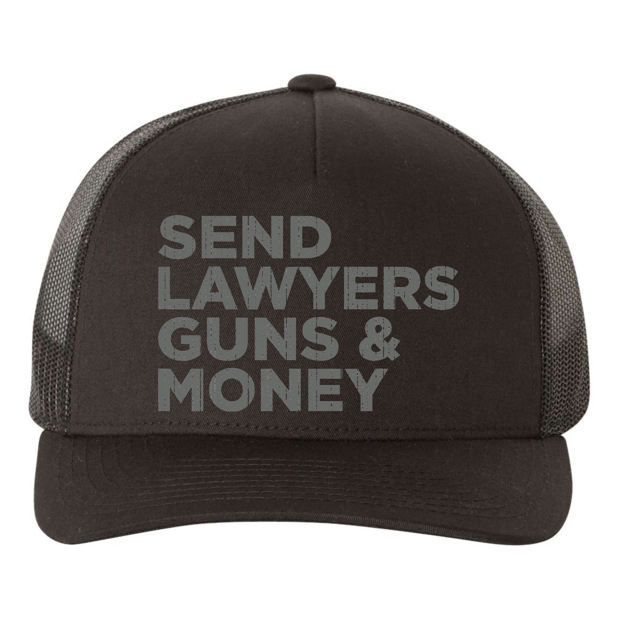 Send Lawyers Guns Money Yupoong Adult 5-Panel Trucker Hat