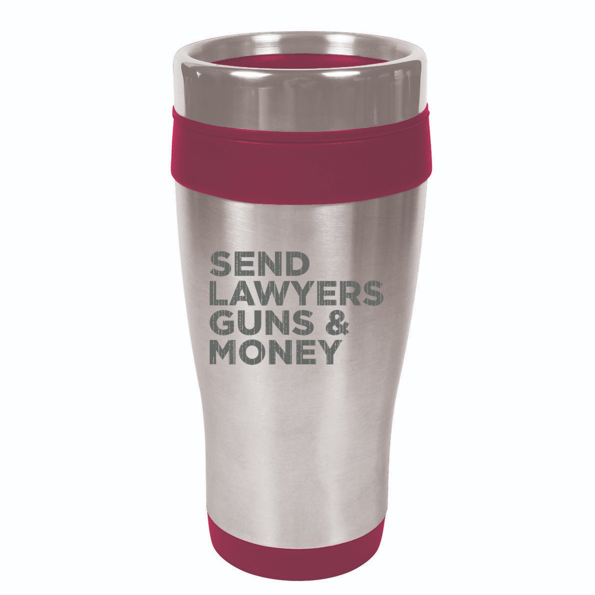 Send Lawyers Guns Money 16oz Travel Tumbler