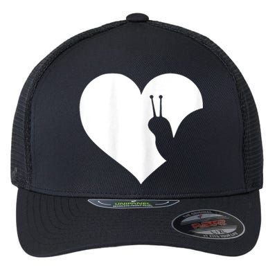 Snail Lover Gift Flexfit Unipanel Trucker Cap