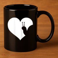 Snail Lover Gift 11oz C Handle Ceramic Mug