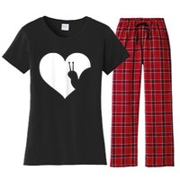 Snail Lover Gift Women's Flannel Pajama Set