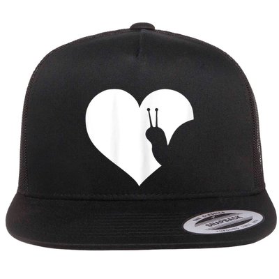 Snail Lover Gift Flatbill Hat