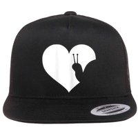 Snail Lover Gift Flat Bill Trucker Hat