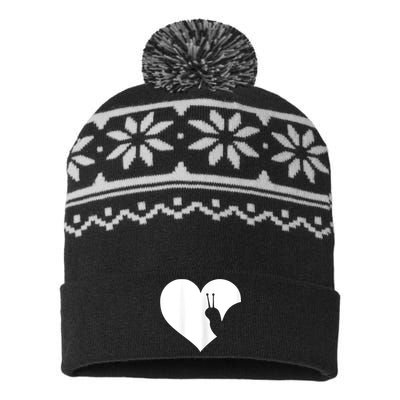 Snail Lover Gift USA-Made Snowflake Beanie