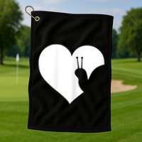 Snail Lover Gift Golf Towel