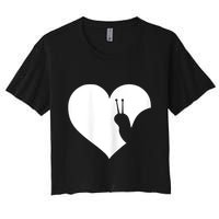 Snail Lover Gift Women's Crop Top Tee