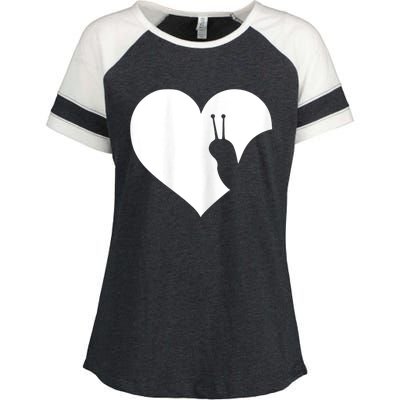 Snail Lover Gift Enza Ladies Jersey Colorblock Tee