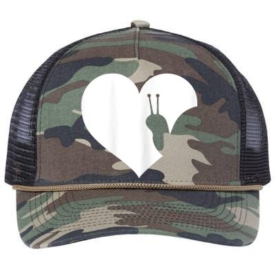 Snail Lover Gift Retro Rope Trucker Hat Cap