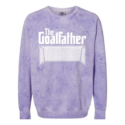 Soccer Lover | Goalkeeper | Goalie | The Goal-Father Colorblast Crewneck Sweatshirt