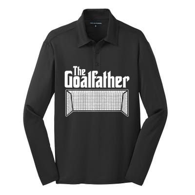 Soccer Lover | Goalkeeper | Goalie | The Goal-Father Silk Touch Performance Long Sleeve Polo