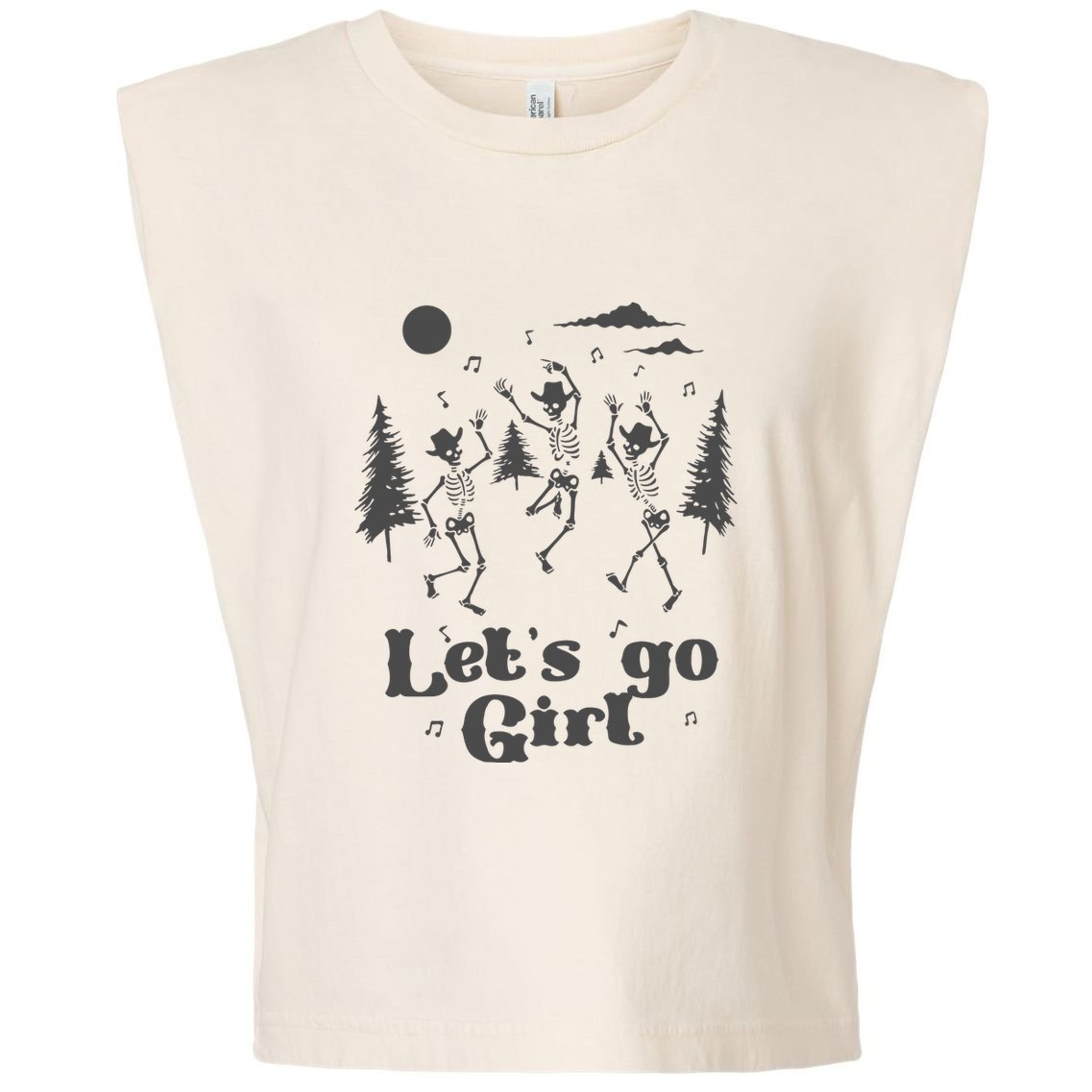 Shania Lets Go Girl Queen Of Me Tour Garment-Dyed Women's Muscle Tee