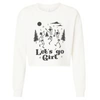 Shania Lets Go Girl Queen Of Me Tour Cropped Pullover Crew