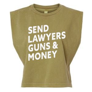 Send Lawyers Guns And Money Garment-Dyed Women's Muscle Tee