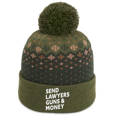 Send Lawyers Guns And Money The Baniff Cuffed Pom Beanie