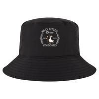 Silly Little Goose On Board EST 2025 Pregnancy Announcement Cool Comfort Performance Bucket Hat