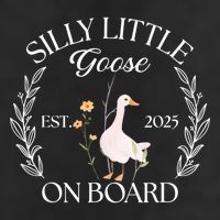 Silly Little Goose On Board EST 2025 Pregnancy Announcement Cool Comfort Performance Bucket Hat