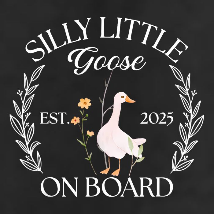 Silly Little Goose On Board EST 2025 Pregnancy Announcement Cool Comfort Performance Bucket Hat