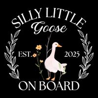Silly Little Goose On Board EST 2025 Pregnancy Announcement Button