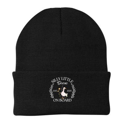 Silly Little Goose On Board EST 2025 Pregnancy Announcement Beanie