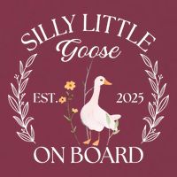 Silly Little Goose On Board EST 2025 Pregnancy Announcement 16oz Travel Tumbler
